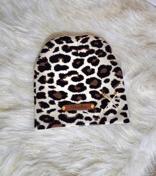 Cheetah Print Beanie