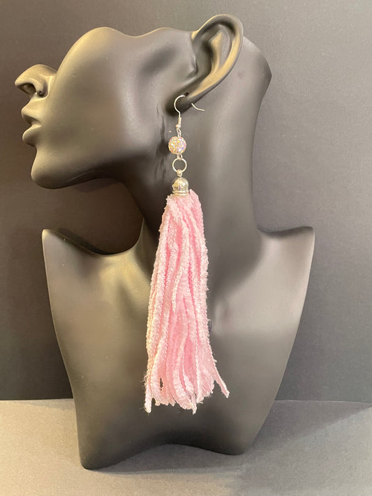 Pink Dangle Earrings