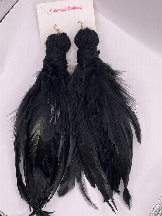 Feathered Earrings