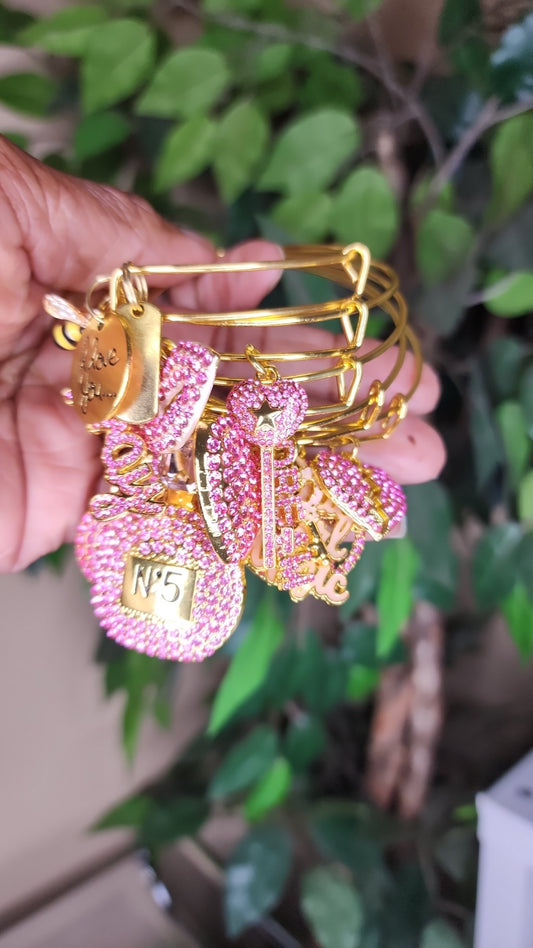 Pink/Gold Bling