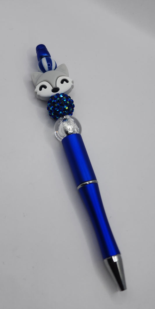 Blue Pen Grey Fox