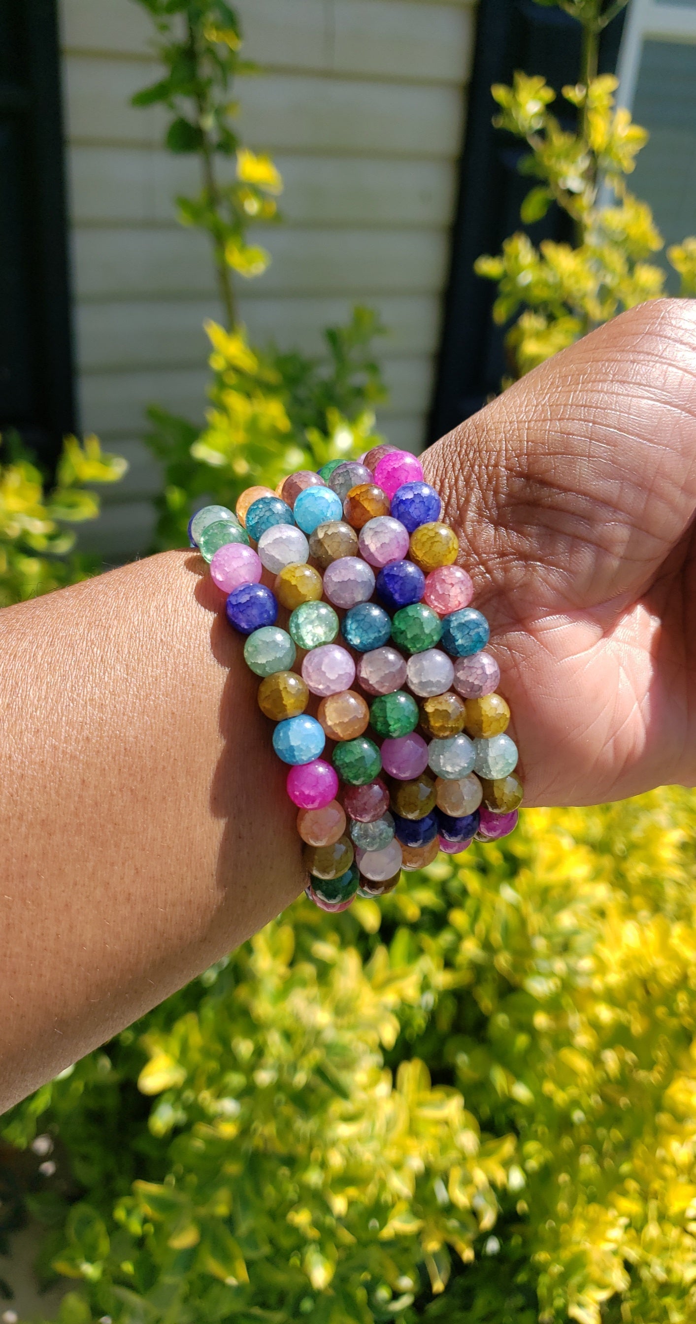 Glass Beaded Bracelet