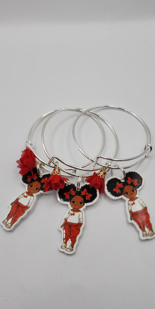 Kids Lil Red Bangles